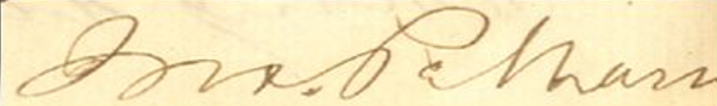 John Pelham's signature.