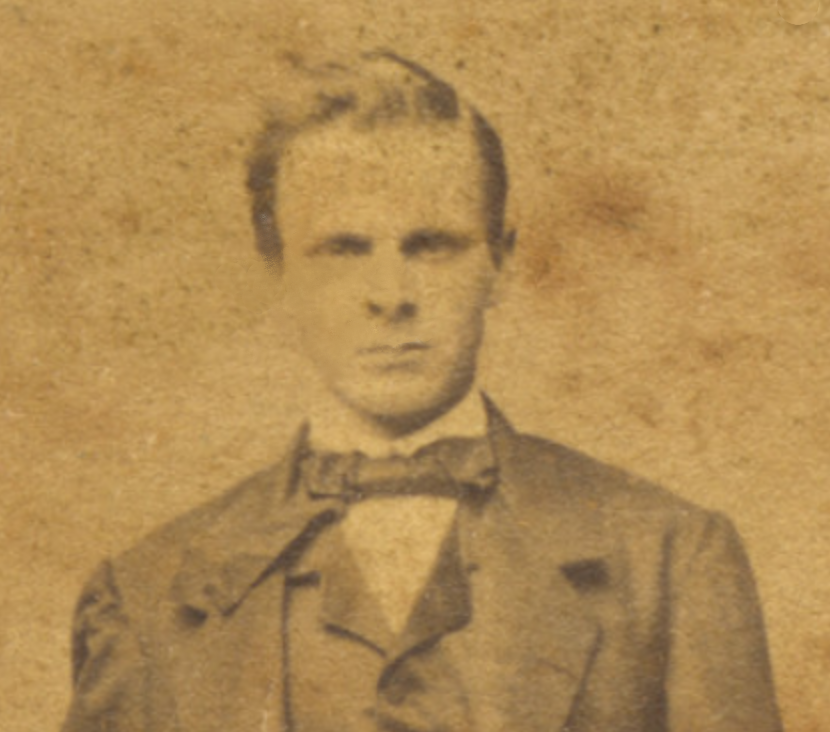 John Pelham in civilian attire in 1861.